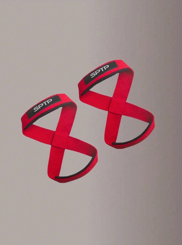Figure 8 Weight lifting straps - Red (pair)