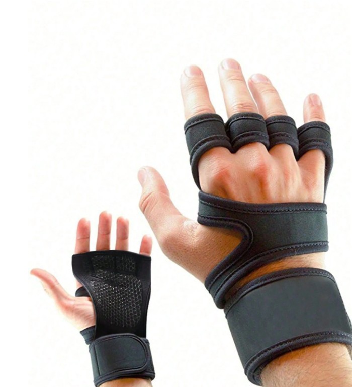 Premium Fingerless Weight Lifting Gloves - Pair (Small) - Premium Fingerless Weight Lifting Gloves - Pair (Medium)