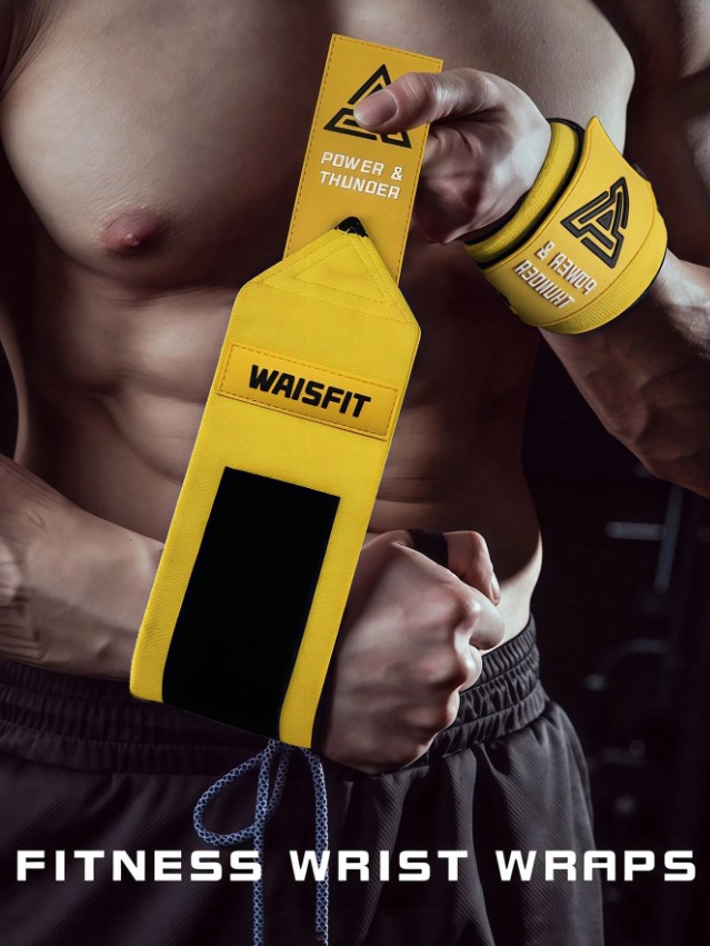 Adjustable Wrist Wrap - Black (pair)