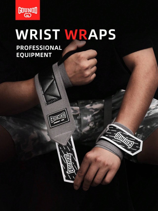 Adjustable Wrist wrap - Grey (pair) 